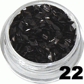 Ozdoba do paznokci Diamenty czarne w woreczku 1g- 22