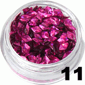 Ozdoba do paznokci Diamenty fuksja hologram w woreczku 1g- 11
