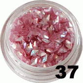 Ozdoba do paznokci Diamenty liliowe aqua w woreczku 1g- 37