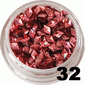 Ozdoba do paznokci Diamenty liliowe hologram w woreczku 1g- 32