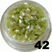 Ozdoba do paznokci Diamenty pistacjowe w woreczku 1g- 42