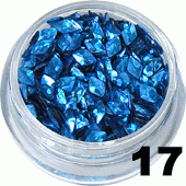 Ozdoba do paznokci Diamenty turkusowe hologram w woreczku 1g- 17