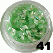 Ozdoba do paznokci Diamenty zielone aqua w woreczku 1g- 41