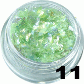 Folia hologramowa Broken Mirror Effect pistacjowa w woreczku 1g- 11