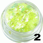 Folia hologramowa Broken Mirror Effect słoneczna w woreczku 1g- 2