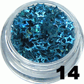 14. Gwiazdki ramka w saszetce blue 150-200 szt.