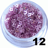 12. Gwiazdki z dziurką w saszetce wrzosowe 150-200 szt.