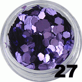 Ozdoba do paznokci Hologramy Normal fioletowe w woreczku 1g- 27