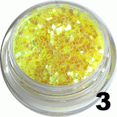 3.Kostka hologramowa mini cytrynowa aqua 1 g