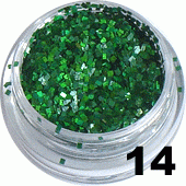 14.Kostka hologramowa mini zielona hologram 1 g