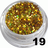 19.Kostka hologramowa mini złota hologram 1 g