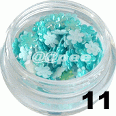 Kwiatki 3D miętowe 20 szt. - 11