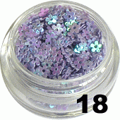 Kwiatki z dziurką wrzosowe 100 szt. - 18