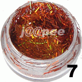 Ozdoba do paznokci nitki miedziane hologram w saszetce 1g - 7