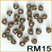 Ozdoba do paznokci Mini Różyczki akrylowe oliwkowe 10 sztuk - RM15