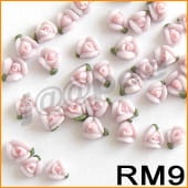 Ozdoba do paznokci Mini Różyczki akrylowe liliowe 10 sztuk- RM9