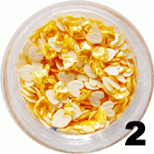 Ozdoba do paznokci Serduszka 3D słoneczne 20 sztuk - 2