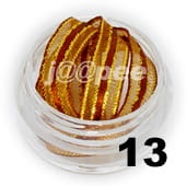 Tasiemki do zdobienia paznokci orzechowe 20 cm - 13