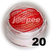 Tasiemki do zdobienia paznokci czerwono-złote 20 cm - 20