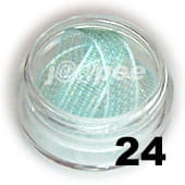 Tasiemki do zdobienia paznokci turkusowe 20 cm - 24