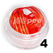 Tasiemki do zdobienia paznokci czerwone 20 cm - 4