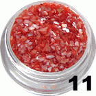 Ozdoba do paznokci Muszla czerwona w woreczku 1g - 11