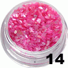 Ozdoba do paznokci Muszla magenta w woreczku 1g - 14