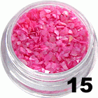 Ozdoba do paznokci Muszla intensywny róż w woreczku 1g - 15