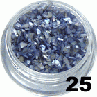 Ozdoba do paznokci Muszla sino- niebieska w woreczku 1g - 25