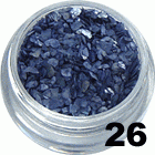 Ozdoba do paznokci Muszla kobaltowa w woreczku 1g - 26