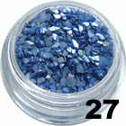 Ozdoba do paznokci Muszla niebieska w woreczku 1g - 27