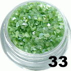 Ozdoba do paznokci Muszla seledynowa w woreczku 1g - 33