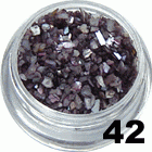 Ozdoba do paznokci Muszla srebrzysta w woreczku 1g - 42