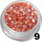 Ozdoba do paznokci Muszla koralowa w woreczku 1g - 9