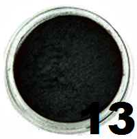 Pluszowa ozdoba do paznokci Fluffy Nails - czarny w słoiczku 5g - 13