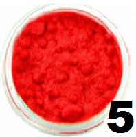 Pluszowa ozdoba do paznokci Fluffy Nails - czerwony w słoiczku 5g - 5