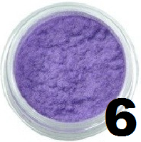 Pluszowa ozdoba do paznokci Fluffy Nails - fiolet w słoiczku 5g - 6