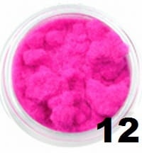 Puszek do paznokci VELVET NAILS amarant 10g - 12