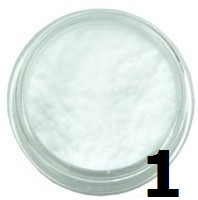 Puszek do paznokci VELVET NAILS biały 10g - 1