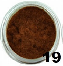 Puszek do paznokci VELVET NAILS brązowy 10g - 19