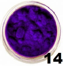 Puszek do paznokci VELVET NAILS fioletowy 10g - 14