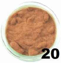 Puszek do paznokci VELVET NAILS kawowy 10g - 20