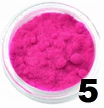 Puszek do paznokci VELVET NAILS różowy neon 10g - 5