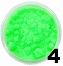 Puszek do paznokci VELVET NAILS zielony neon 10g - 4