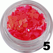 Aniołki amorki do zdobień koralowe aqua w pojemniczku 5ml - 5