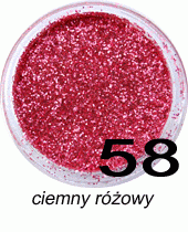 Brokat ciemny różowy w fiolce 4ml - 58