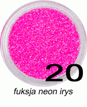 Brokat fuksja neon irys w fiolce 4ml - 20