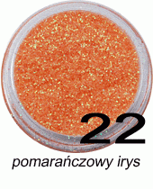 Brokat pomarańczowy irys w fiolce 4ml - 22