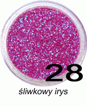 Brokat śliwkowy irys w fiolce 4ml - 28