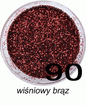 Brokat wiśniowy brąz w fiolce 4ml - 90